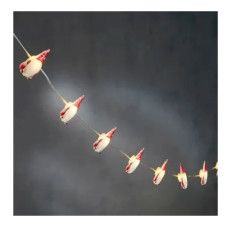 Гірлянда струна Санта 10 LED біл 1.3м