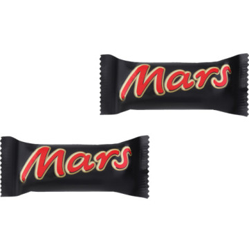 Батончик з нугою та карамеллю вкритий молочним шоколадом Minis Mars кг