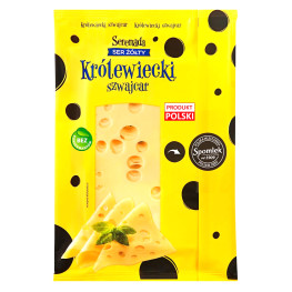 Сир твердий Кролевецький швейцар 45% нарізаний 135г/Serenada/ДТ/