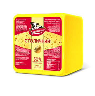 Сирний продукт Тульчинка Столичний 50% ваг