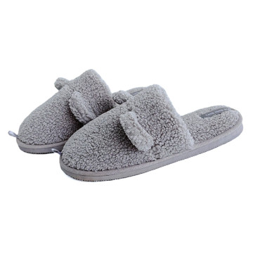 Капці домашні жіночі HS хутрянi TEDDI gray р.40