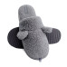 Капці домашні жіночі HS хутрянi TEDDI gray р.40