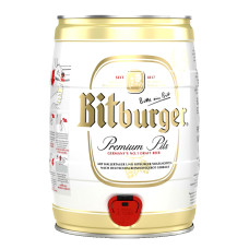 Пиво Bitburger Premium Pilsner світле з/б 5л Німеччина
