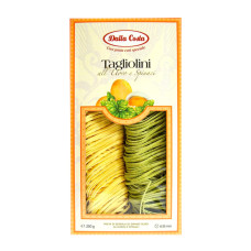 Макарони DALLA COSTA Tagliolini з яйцем і шпинатом 250г