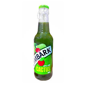 Напій безалкогольний соковмісний газований з цукром та підсолоджувачами Tymbark кактус лайм яблуко с/пл 250мл