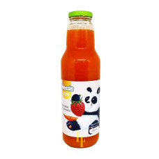 Сік MESSIS 750ml "Панда" полуниця + морква / скло  0.75л