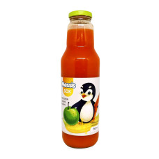 Сік MESSIS "Пінгвін" банан+ морква+ яблуко/скло  0.75л