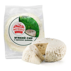 Сир м'який МУККО пряні трави 49,2% ваг Сир м'який МУККО пряні трави 49,2% ваг