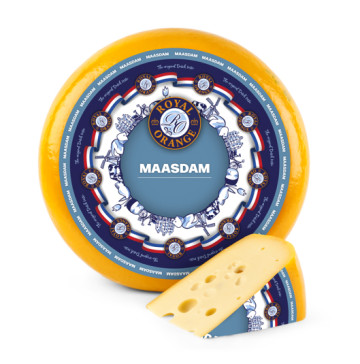 Сир Маасдам Royal Orange 45% ваг 