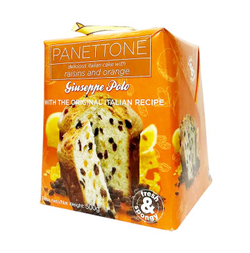 Панетоне FartonsPolo преміум з родзинками та апельсином 500г