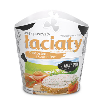 Крем сир Mlekpol Laciaty лосось/кріп 150г 