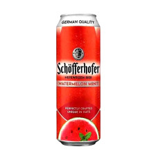 Сумiш пива з соком Schofferhofer пшеничне кавун з/б 0.5л Німеччина