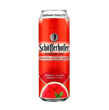 Сумiш пива з соком Schofferhofer пшеничне кавун з/б 0.5л Німеччина