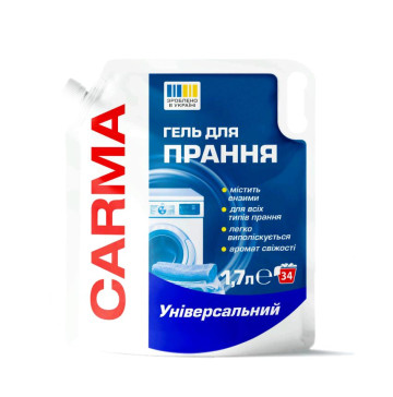 Гель для прання Carma д/п 1.7л