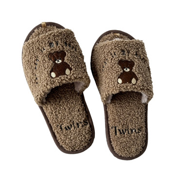 Капці жіночі HS-LUX BEAR коричневі р36/37