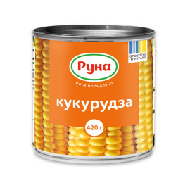 Кукурудза Руна консервована ціла 420г