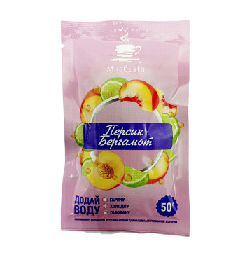 Чай MilaGusto персик бергамот 50г