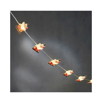 Гірлянда струна Сніговик 10 LED 1.3м