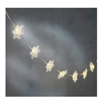 Гірлянда струна Сніжинка 10 LED 1.3м
