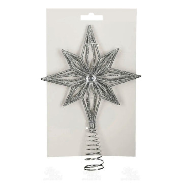 Ялинкова пластикова  верхівка Зірка Mica Decorations 20 см