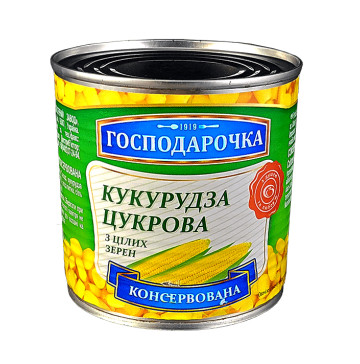 Кукурудза Господарочка цукрова  з/б 420г