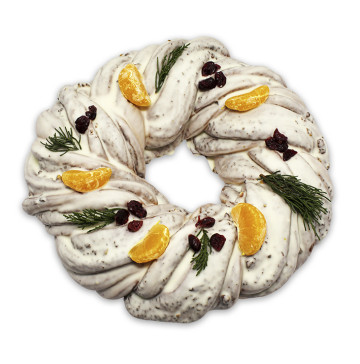 Калач з корицею, какао, горіхами та шоколадом 530г /ВСП MIDA/