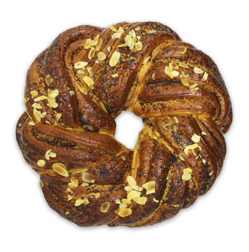 Калач з маком, корицею та  мигдалем 500г /ВСП MIDA/