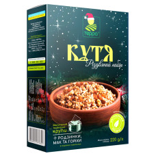 Крупа Терра кутя пшенична мак горіхи родзинки 220г