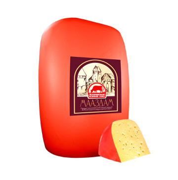 Сир твердий ЖМЗ мааздам 45% ваг