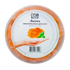 Лосось FishGood шматочки розсол 500г