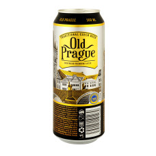 Пиво Old Prague Bohemian Premium Lager світл з/б 0.5л Чехія