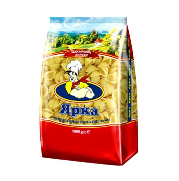 Вироби макаронні Мушлі рифлені Ярка м/уп 1кг