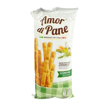 Грісіні Helcom Amor di Pane з розмарином 125г