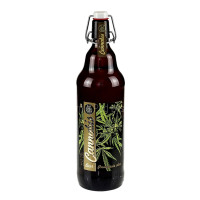 Пиво Cannabis semi-dark 1л
