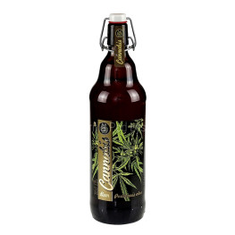 Пиво Cannabis semi-dark 1л