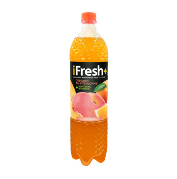 Напій IFresh Plus з соком персик/апельсин 1.2л