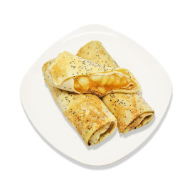 Млинці макові з яблуком та сиром готовІ ваг/MIDA/