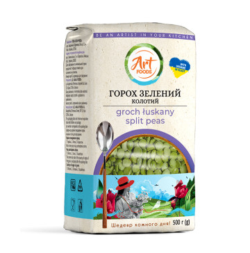 Крупа Art foods горох 500г