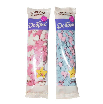 Посипка Добрик кондитерська фігурна зі смаками 8г