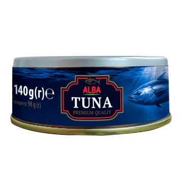 Тунець ALBA FOOD premium в олії 140г