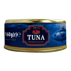 Тунець ALBA FOOD premium в олії 160г