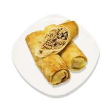 Млинці з куркою та грибами готові /MIDA/