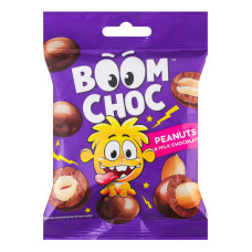 Драже Арахіс у молочному шоколаді Boom Choc м/у 80г Драже Арахіс у молочному шоколаді Boom Choc м/у 80г