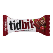 Шокол Рошен мол tidbit вишн брауні 50г Шокол Рошен мол tidbit вишн брауні 50г
