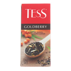 Чай чорний з ароматом обліпихи і айви Goldberry Tess к/у 25х1.5г