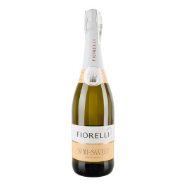 Вино ігристе 0.75л 10% біле напівсолодке Fiorelli пл
