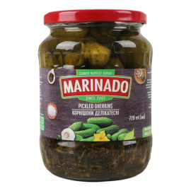 Корнішони мариновані Делікатесні Marinado с/б 680г