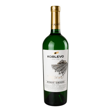 Вино 0.75л 9.7-14% біле сухе Pinot Grigio Reserve Koblevo пл