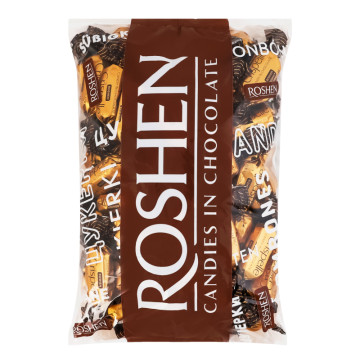 Цукерки глазуровані з кукурудзяними пластівцями Crispelle Roshen ваг