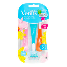 Бритви одноразові Tropical Venus Gillette 3шт